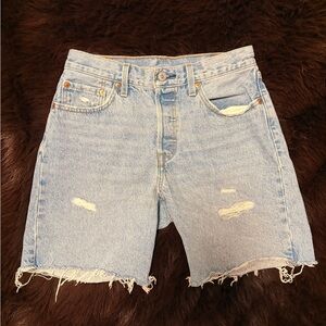 Levi’s Blue Denim Shorts